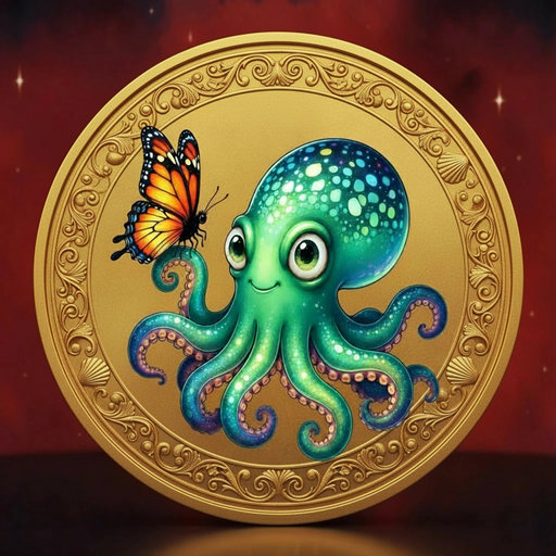 Octopus Covenant Coin – Butterfly Transformation